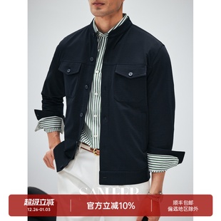 都市高智 立领夹克外套 高档棉质泡泡纱纹理 男士 DAJ398 春秋季