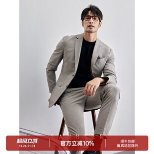 高档薄款 休闲西服外套 抗皱面料 商务男士 DAS230 春季 意大利绅士