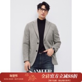 外套 DAS257 冬季 合体休闲西装 优雅绅士 高端厚实羊毛羊绒面料