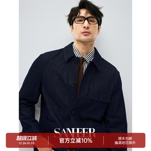 牛仔夹克 巴恩风原色款 不易落色莱赛尔棉面料 DAJ407 雅致绅士