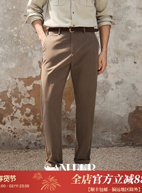 【极简裤王】高档厚款莫代尔长绒棉面料 舒适微弹休闲长裤 DBL078