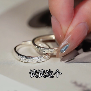 貔貅戒指男款轻奢小众高级感情侣对戒送女友闺蜜批发指环饰品