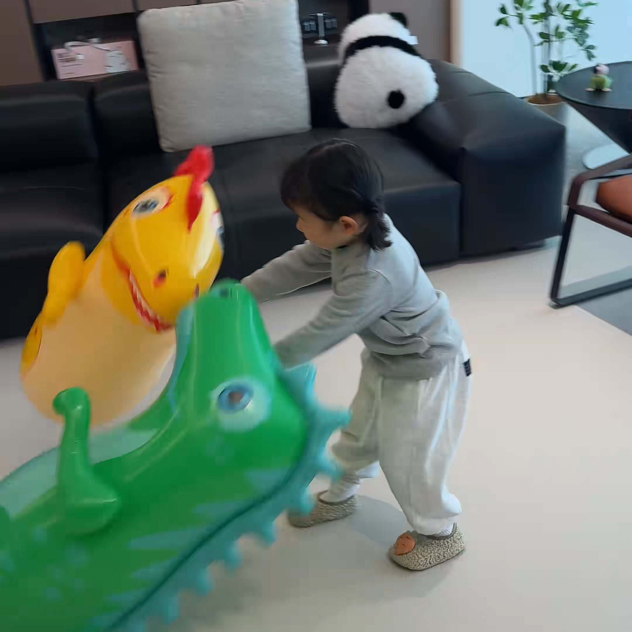 儿童拳击不倒翁玩具加厚闪电侠充气室内专用立式小孩解压玩具