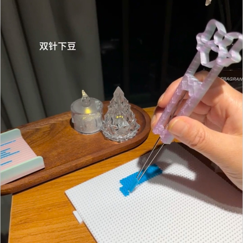 拼豆笔拼豆泡芙卷辅助工具拼豆夹子长脚针带手柄拼豆铲立豆器