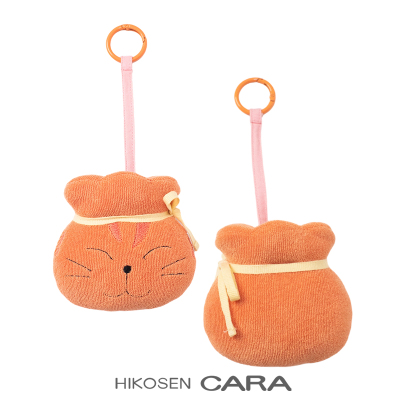 HIKOSEN CARA卡拉猫钱袋挂件毛绒包挂件钥匙扣招财治愈包包挂饰