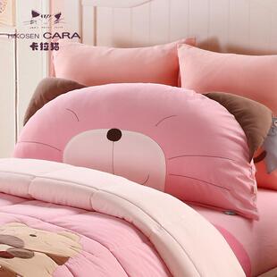 HIKOSEN CARA卡拉猫猫咪枕头棉质半圆棉芯卡通睡眠抱枕现货