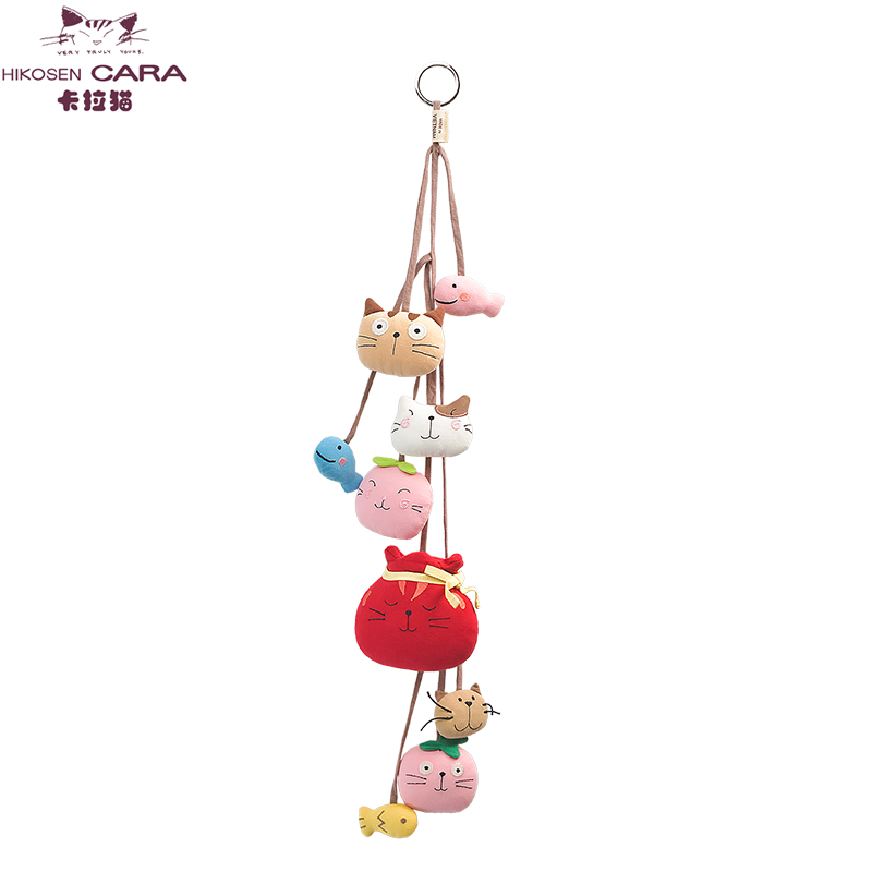 HIKOSEN CARA卡拉猫原创设计猫咪福袋小鱼挂饰挂件墙壁装饰品