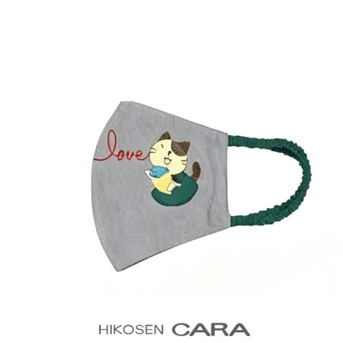 HIKOSEN CARA卡拉猫新款棉纱透气口罩防尘防晒骑行四季通用口罩