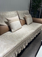 赛丽尔秋冬新款金枝玉叶极简中式美式欧式四季通用防滑沙发垫