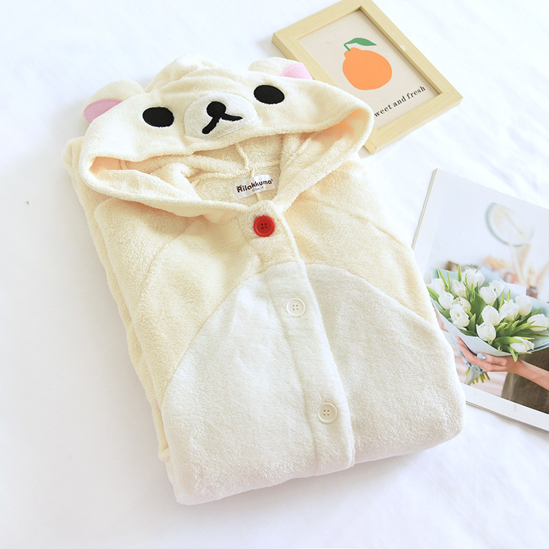 珊瑚绒卡通聚酯纤维秋冬连体衣