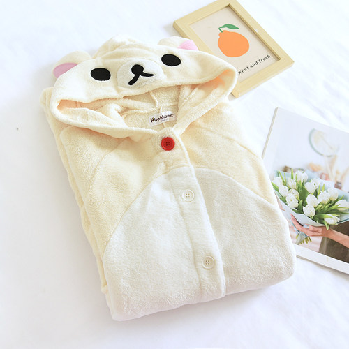 珊瑚绒卡通聚酯纤维秋冬连体衣