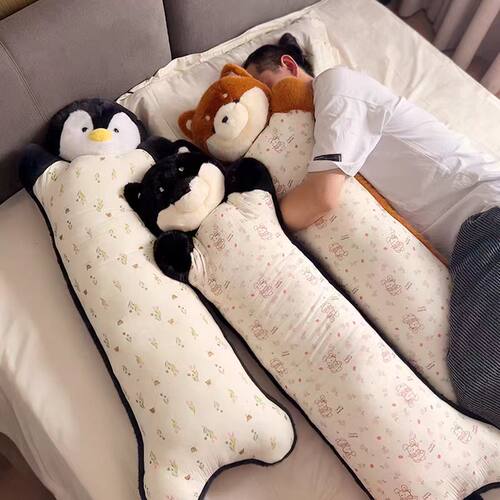 安抚动物长条侧睡夹腿枕抱枕女生捏捏减压神器床上陪伴靠枕护腰枕
