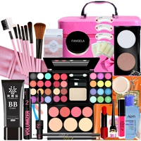 Novice làm đẹp sản phẩm trang điểm nhẹ tự nhiên tích cực mỹ phẩm set người mới bắt đầu kết hợp cô gái sinh viên trang điểm đầy đủ - Bộ trang điểm kem nền cho da khô