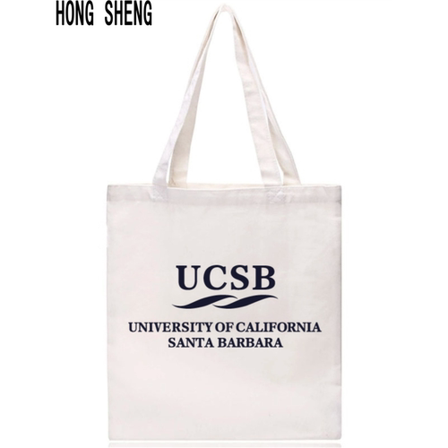 新品UCSB加州大学圣塔芭芭拉分校帆布包纪念品环保购物袋毕业