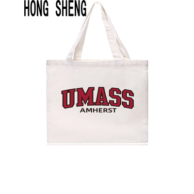马萨诸塞UMASS AMHERST帆布手提袋通勤学生拎书包耐用设计