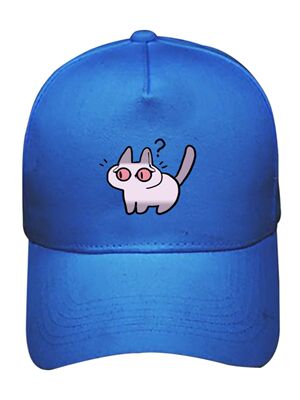 卡通小猫表情包联名JOJO的奇妙冒险杀手皇后印花棒球帽男女鸭舌帽