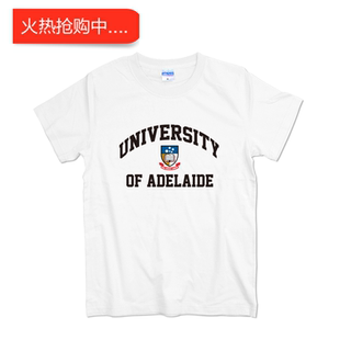 Adelaide阿德莱德大学T恤短袖男女夏季学院风青少年学生班服上衣