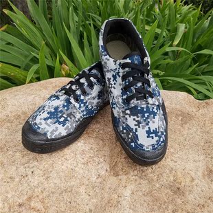 新3520解放鞋男女迷彩作训鞋登山训练鞋工地工作耐磨防滑劳保胶鞋