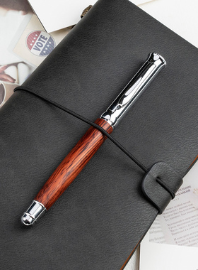 实木gv伯爵红橡木黄铜钢钼铬笔高颜值男生练字超级好写小学生练字
