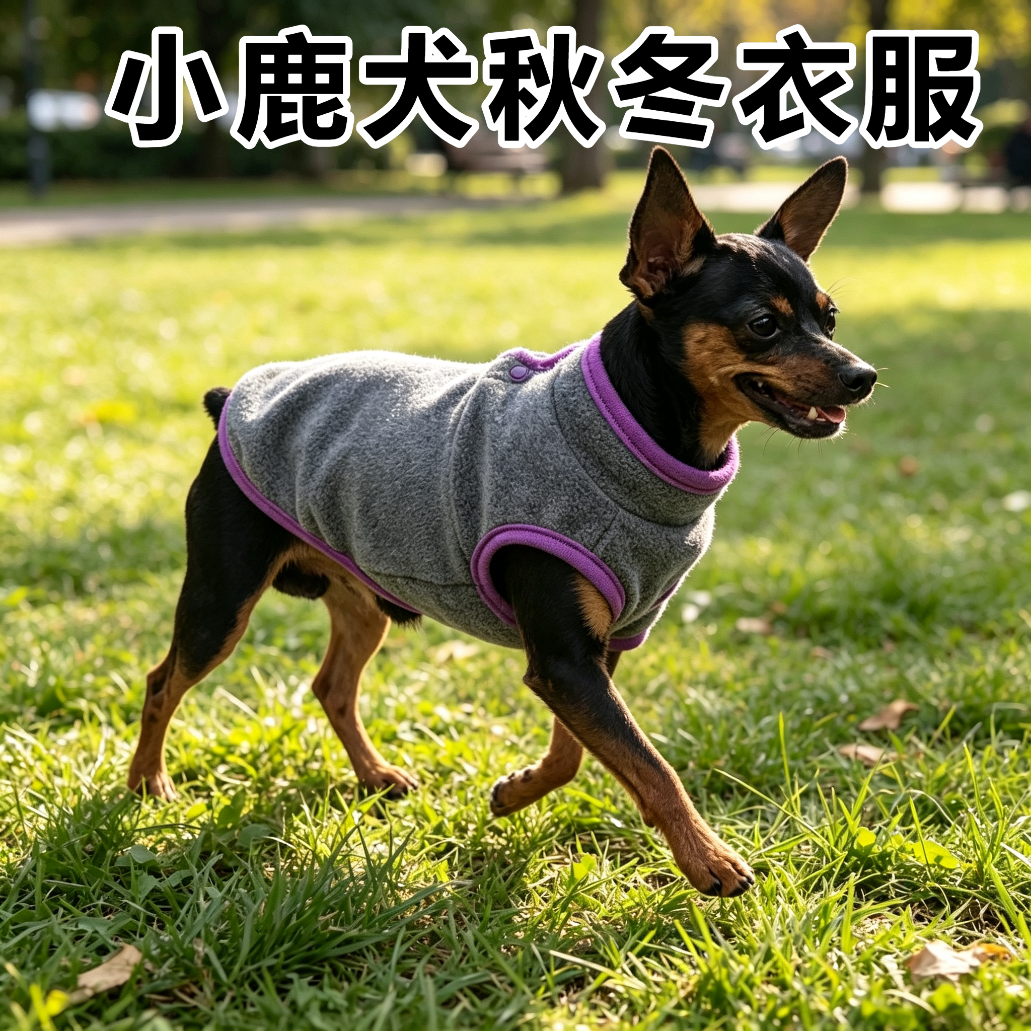 小鹿犬专用背心加厚猫咪新款卫衣小型犬博美泰迪冬季雪纳瑞冬天