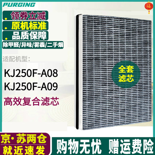 适配飞利浦KJ250F-A08A09过滤网