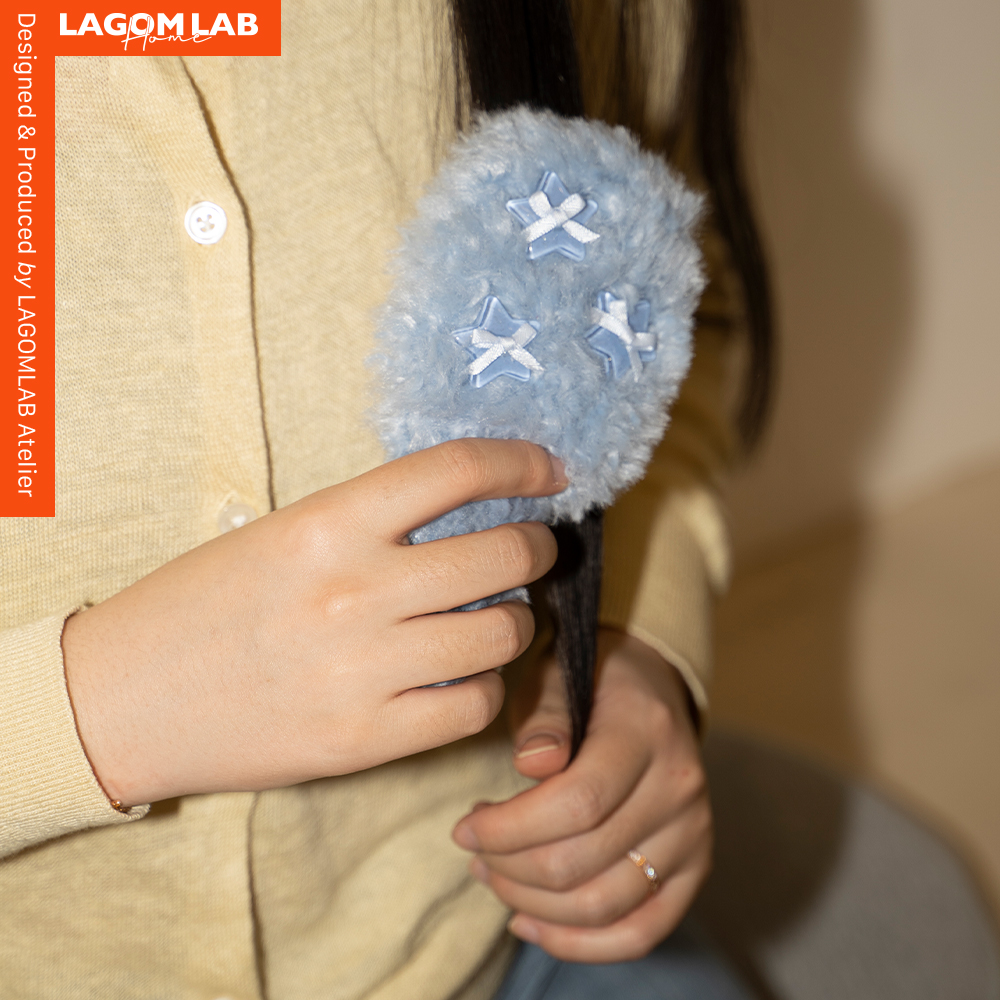 LAGOMLAB少女感毛茸茸气囊梳