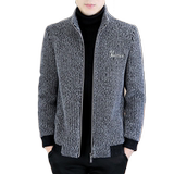 冬季新款商务休闲高品质立领毛呢大衣短款夹克加棉外套男A86p140，男装夹克，电商B226-2（原B217-2）