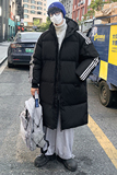 现货主推休闲连帽中长款百搭羽绒服外套男YR2162P150，男装羽绒服，电商B226-2（原B217-2）