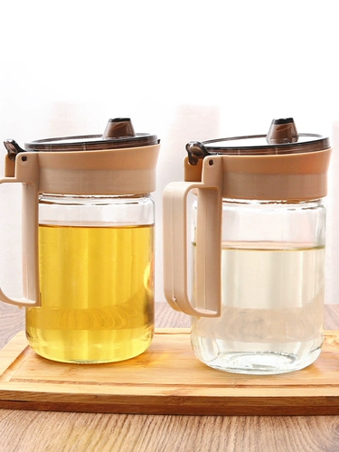 Кухонный масляный горшок Домохозяйство Большое -Стекло из стеклянного масляного масляного бака.