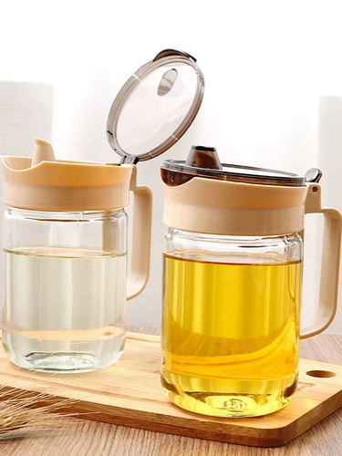 Кухонный масляный горшок Домохозяйство Большое -Стекло из стеклянного масляного масляного бака.