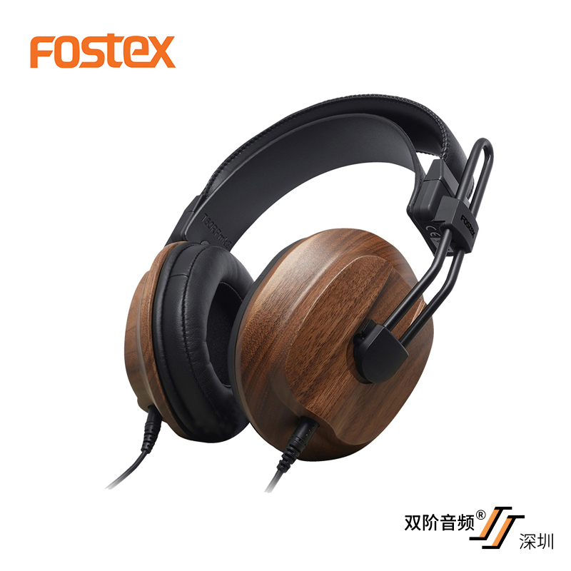 FOSTEX T60RPmk2CL 天然黑胡桃木平板单元全封闭耳机双阶音频代理