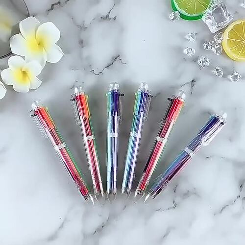 卡通多色合一圆珠笔多功能按动笔
