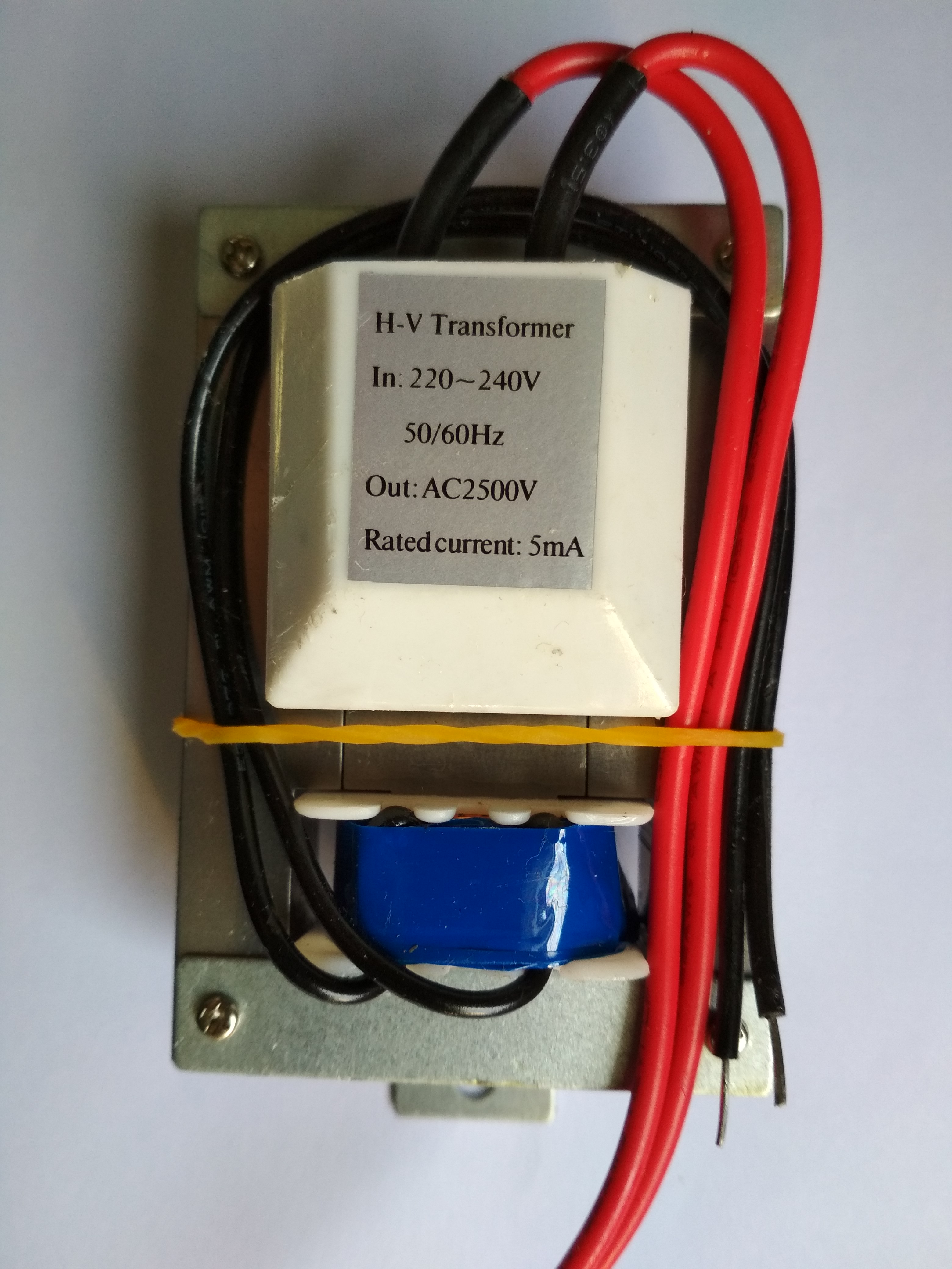 Medium size 57*16 mosquito-killing lamp insecticide lamp high voltage package transformer 220V 2500V horizontal