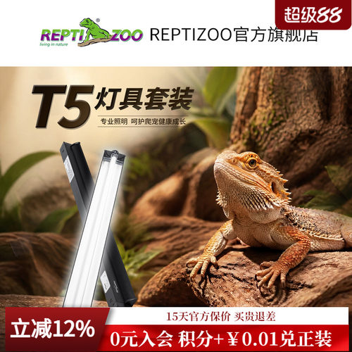 REPTIZOO瑞皮爬宠沙漠uvb灯套餐