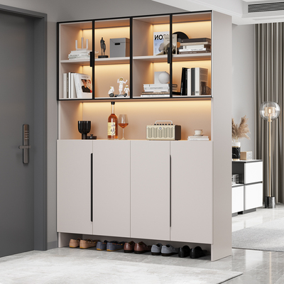 实木入户玄关柜鞋柜一体