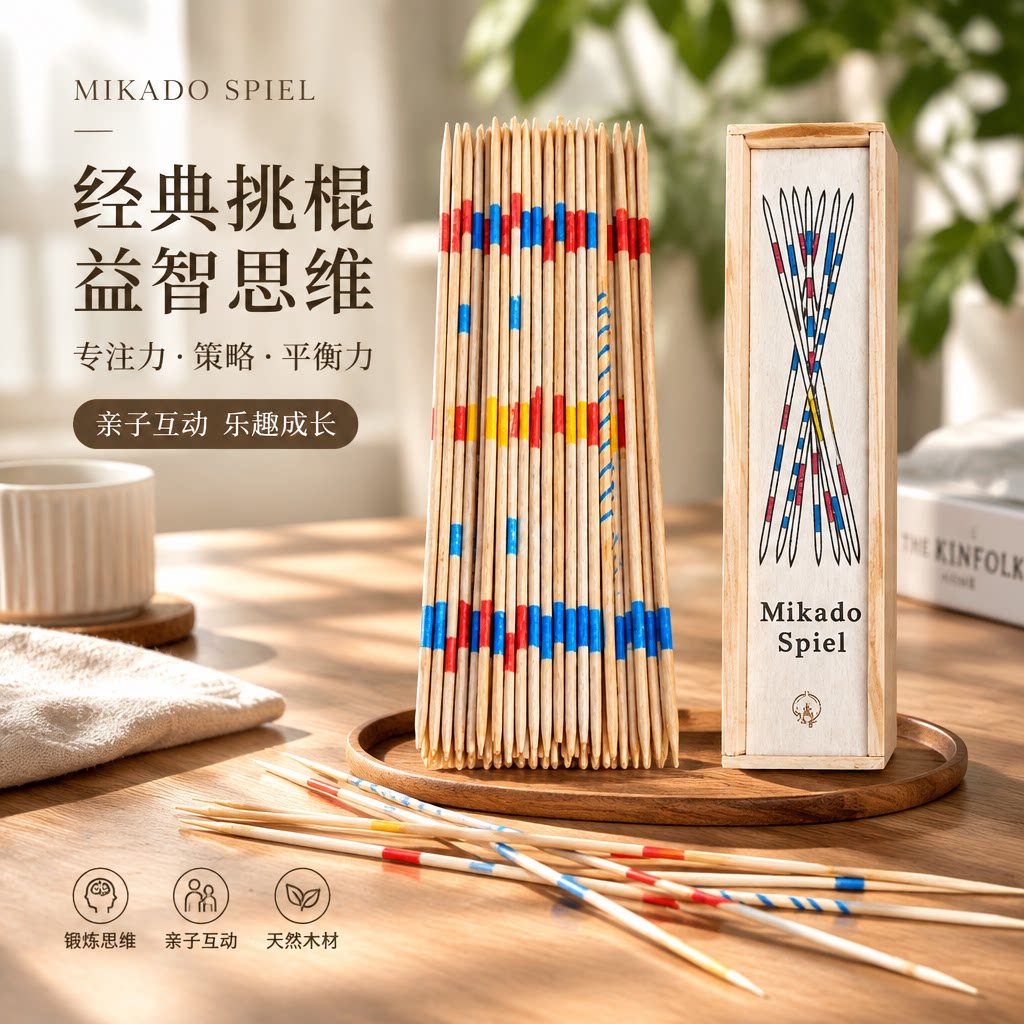 儿童益智彩色挑棒亲子款