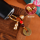 百福聚财缸纯黄铜米缸聚财铜缸聚宝盆钥匙扣招财进宝挂件摆件葫芦