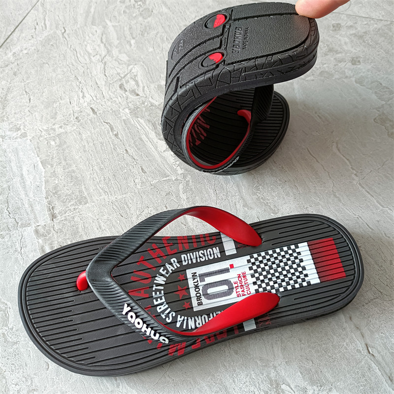 耀华帅气夏季新款拖鞋男人字拖学生软男耐用防滑防水休闲潮流凉拖