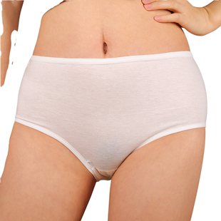 舒适纯棉 5条高腰一次性内裤 女莫代尔旅行产后孕产妇月子免洗内裤