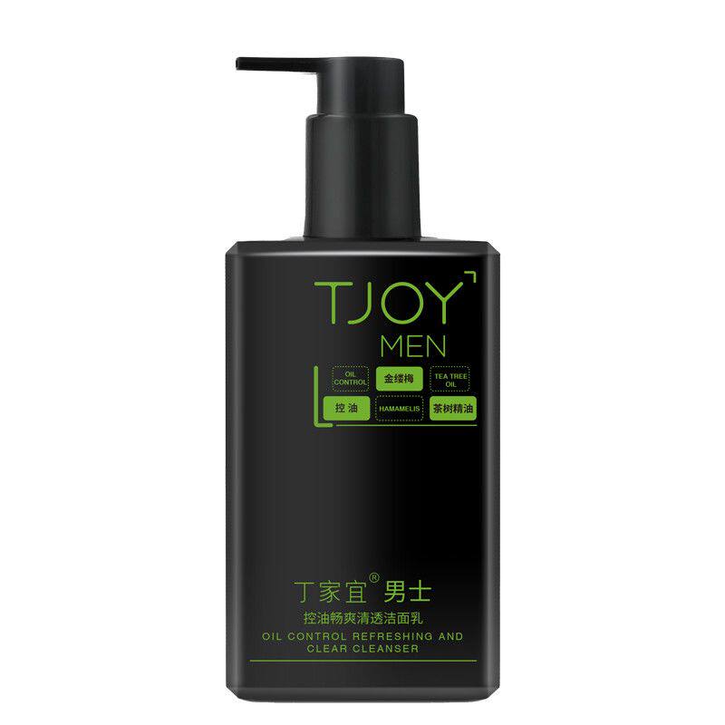 丁家宜洗面奶男士控油畅爽清透洁面乳去油清爽洗面奶泡沫洁面膏