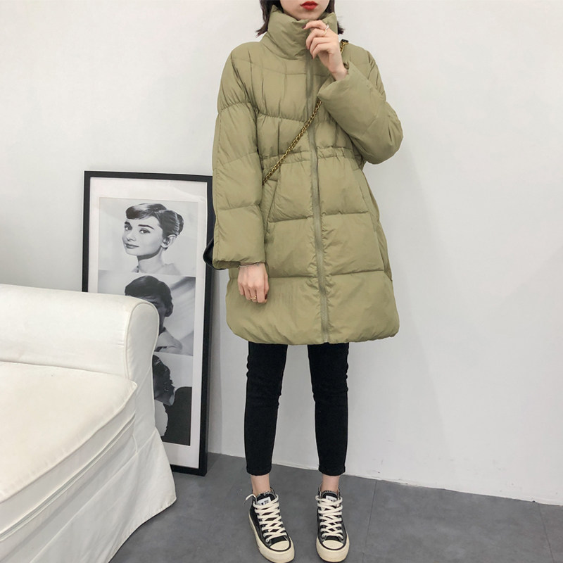 羽绒服女2019新款冬季爆款白鸭绒中长款收腰韩版小个子保暖外套潮|ruв категории Женская одежда, куртка - от Buy2taobao.com для оказания профессиональной услуги покупки агента Taobao