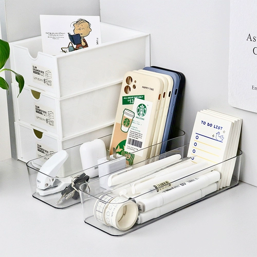 Ящик для хранения настольных компьютеров -тип отдельной отдельной коробки. Размещение книги с книгами, коробка пластика прозрачных подразделений Артефакты