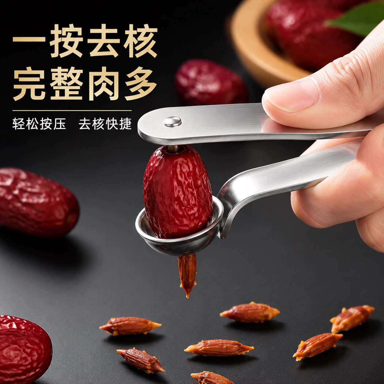 家用多功能红枣去核取心器