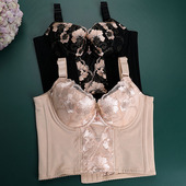 2025美容院身材管理器长文胸收副乳收胃腹腰胸罩十一排扣聚拢塑身