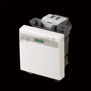 正泰120型墙壁开关插座面板NEW9五孔16A功能件模块DIY组件白色