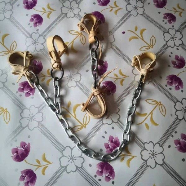 纯牛皮马绊    马三脚绊 两脚绊 马具马术用品马绊索,绊马索