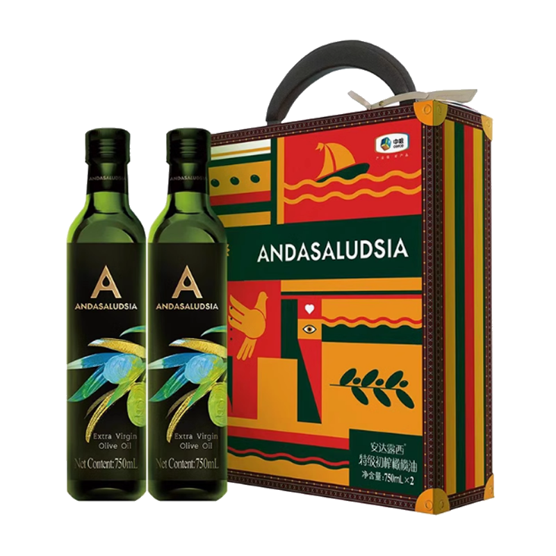 中粮安达露西特级初榨橄榄油礼盒