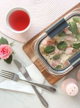 sistema新西兰进口保鲜盒时尚上班族中号便携防漏密封饭盒便当盒