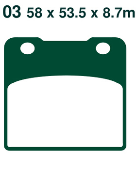 适用GV1400 VS1400 VL1500精品出口耐用配件摩托车碟刹车皮垫