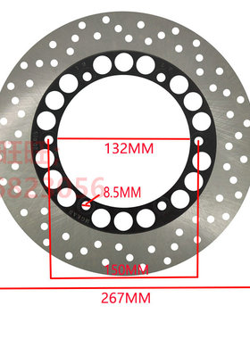 适用XP500 T-Max500 2000-2012年款摩托车刹车制动盘 刹车碟刹盘